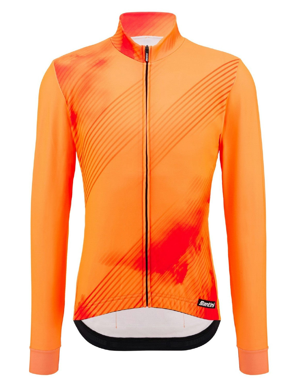 Santini Pure Dye Men's Thermal Long Sleeve Jersey 4W