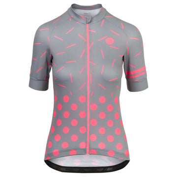$40 - AGU JERSEY SS Sprinkle Dot WMN GR/CORAL