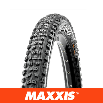 Maxxis Aggressor Tyre 29 x 2.50 WT Folding TR DD 120 x 2 TPI Dual Compound Black