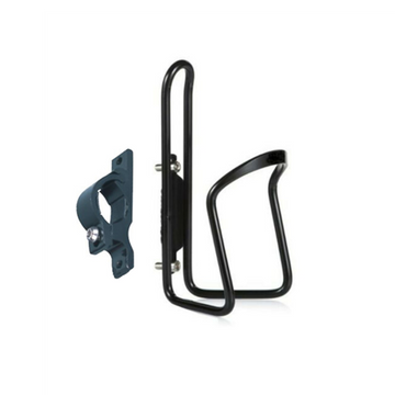 QBP Handlebar Mount Bottle Cage Alloy Black