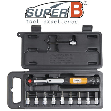 SuperB 1/4” Drive Dial-Adjust Torque Wrench 2~15 Nm