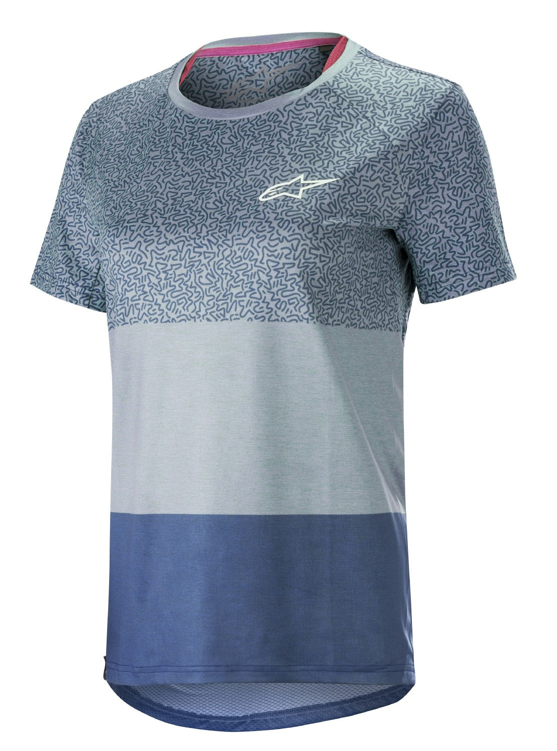 $45 - Alpinestars Stella Alps 8.0 Jersey Women Blue Stillwater