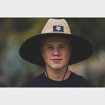 Fox Image Straw Hat