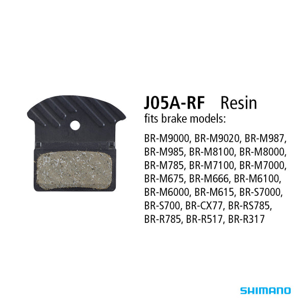 Shimano BR-M9000 Resin Pad and Spring J05A-RF with FIN