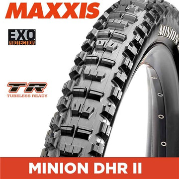 Maxxis Minion DHR II Tyre 27.5 x 2.60 WT Folding 60TPI EXO TR