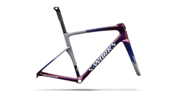 Specialized S-Works Tarmac SL9 Frameset Gloss Dove Grey / Red to Blue Pearl / White Silver Metallic