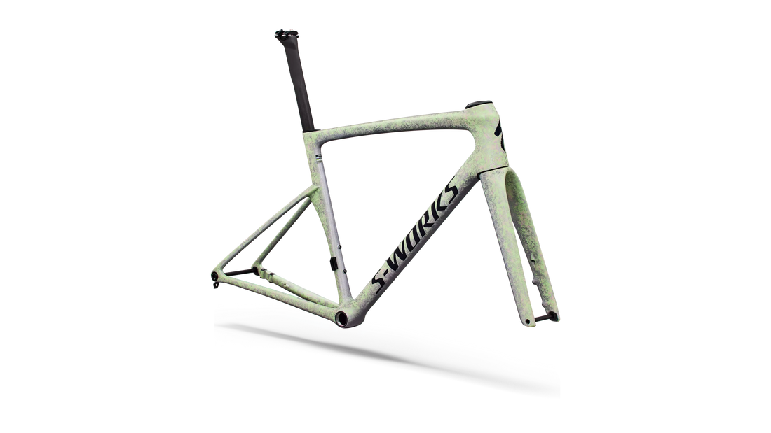 Specialized S-Works Tarmac SL9 Frameset Gloss Powder Lime / Amethyst Frost / Deep Marine Metallic