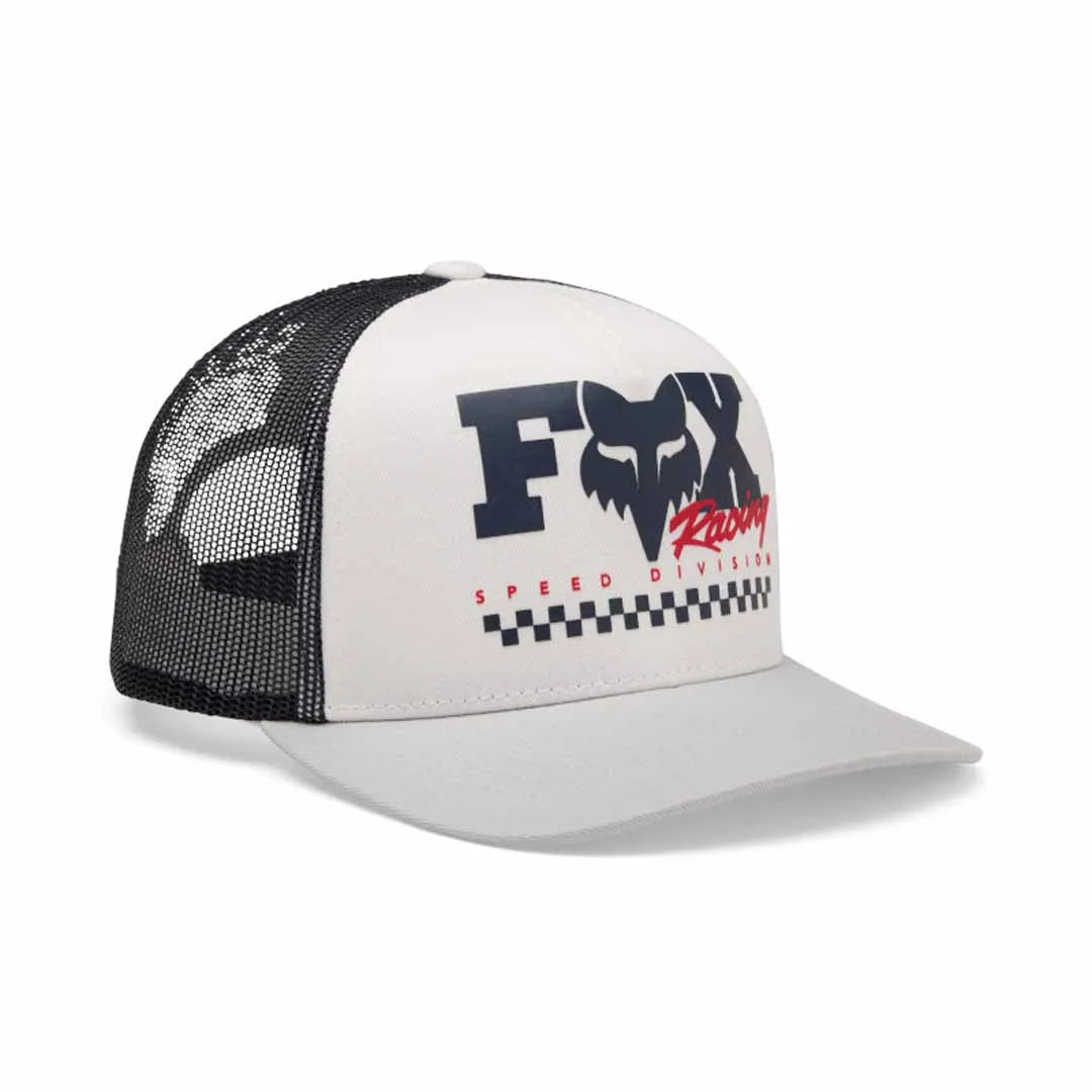 Fox Youth Checker Mesh Trucker Hat