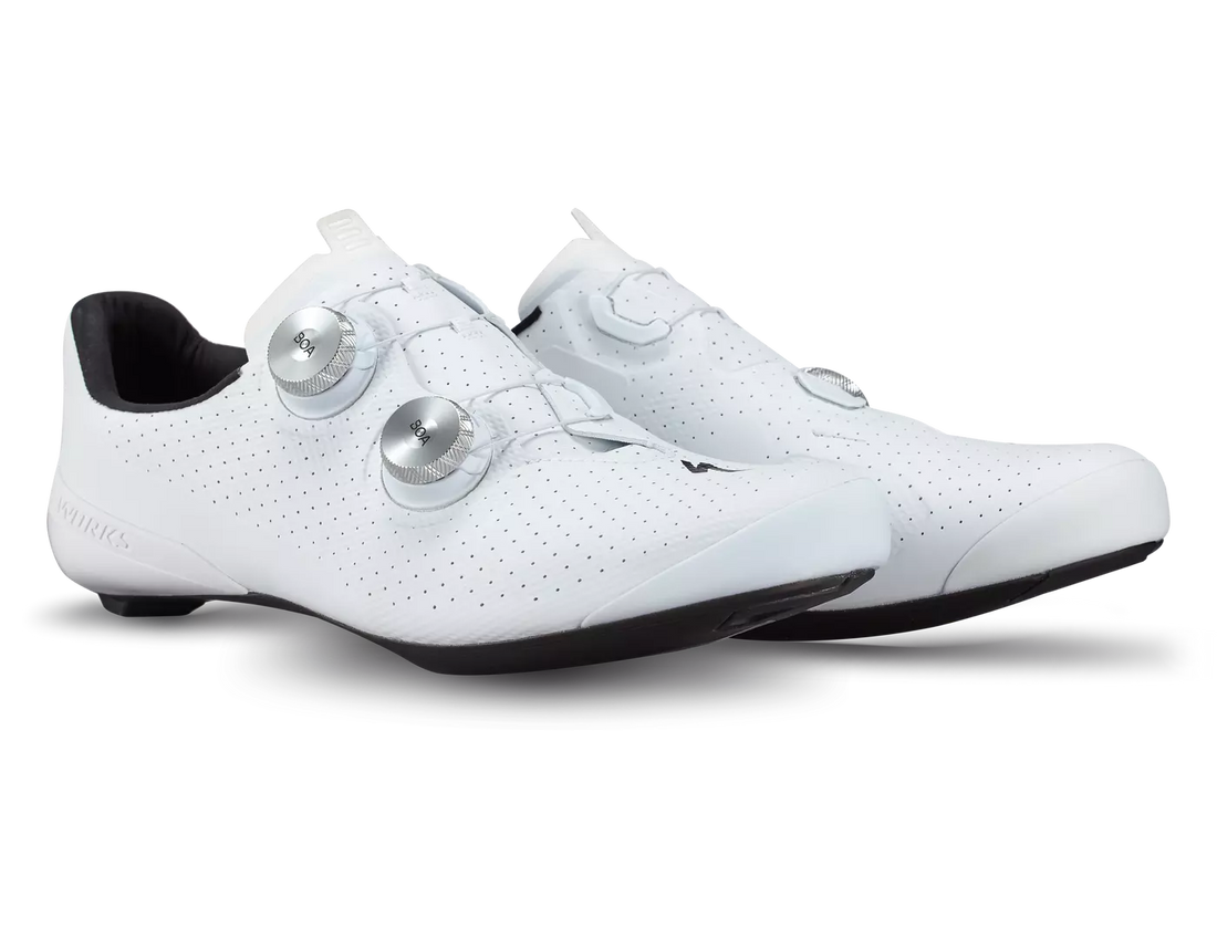 S-Works Torch road shoes white - with free cleats