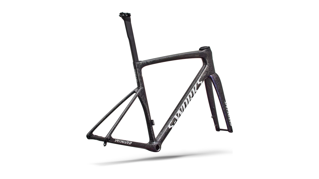 Specialized S-Works Tarmac SL9 Frameset Gloss Carbon / Red to Blue Pearl  / White