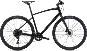 Black Specialized Sirrus X 2.0 Hybrid And Gravel Fitness Bike