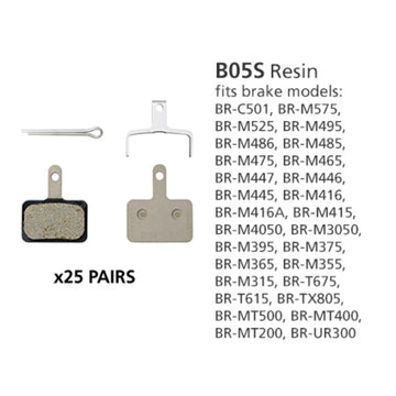 Shimano BR-MT400 Disc Brake Pads B05S Resin