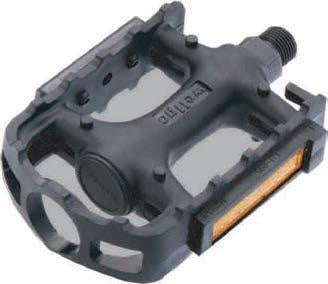 QBP Pedal Plastic MTB General Style 9/16 Black TW