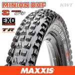 Maxxis Minion DHF Tyre 27.5 x 2.5 WT Folding 60TPI EXO 3C MaxxGrip TR