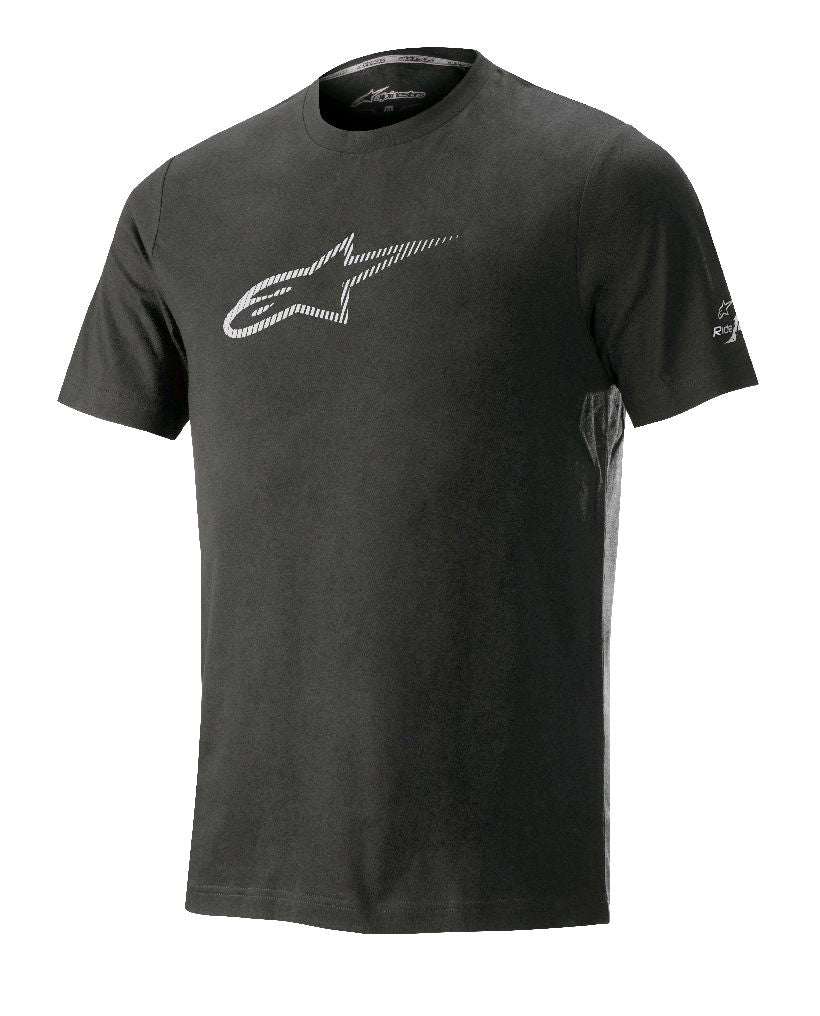 Alpinestars Ageless Men's Short Sleeve T-Shirt - White/Black, Medium, 100% Cotton