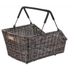 Basil Cento Rear Basket Rattan Look